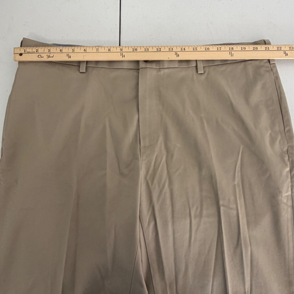 Brooks Brothers Pants Lightweight Advantage Chino Khaki Mens 42x32 Regular Fit - Picture 9 of 11